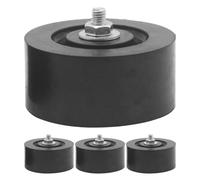 Coussinets antivibratoires climatisation - Isolateurs bloc extérieur | Amortisseur caoutchouc chocs | Lot 4 pièces réduction bruits isolation phonique, pour maison, bureau, école, appartement, mon