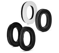 Coussinets de rechange, en gel de silicone, compatibles avec 3M Peltor/Worktunes Connect/Tactical 100, 300, 500, protection auditive, en silicone, refroidissement instantané, noir