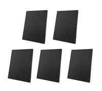 Coussinets en mousse polyuréthane découpables pour boîte à outils et | Mousse PU résistante, légère, facile à façonner, idéale pour les appareils photo et outils, noir, lot de 5