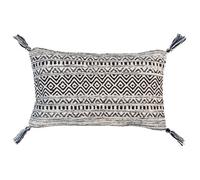 Coussins Atelier du Linge BOBO Noir 30x50 cm