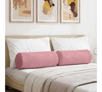 Vidaxl Coussins D'accent 2 Pcs Bleu Ø 25 X 70 Cm