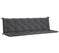 Coussins de banc de jardin 2 pcs. Anthracite 200x50x7 cm Tissu Oxford