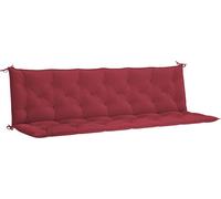 Coussins de banc de jardin 2 pcs. Bordeaux 200x50x7 cm tissu Oxford