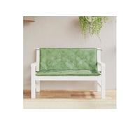 vidaXL Coussins de Banc de Jardin Lot de 2 Motif de Feuilles Tissu, Coussin, Coussin de Banc, Coussin de Jardin, Coussin d'extérieur, Coussin de siège