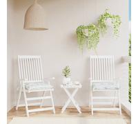 vidaXL Coussins de chaise lot de 2 - Motif feuilles