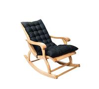 Coussins de chaise à bascule doux et antidérapants matelassés épais avec attaches pour meubles d'intérieur et d'extérieur
