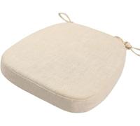 Coussins de Chaise Antidérapant avec Rubans Galettes de Chaise en Forme de Trapèze Assise Dehoussable Lavable Coussins de Siège for Cuisine, Salle Manger, Jardin, Bureau(@3,40X38X3cm)