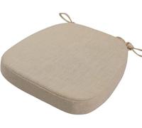 Coussins de Chaise Antidérapant avec Rubans Galettes de Chaise en Forme de Trapèze Assise Dehoussable Lavable Coussins de Siège for Cuisine, Salle Manger, Jardin, Bureau(@13,43X42X5cm)