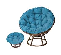 Coussins de chaise - Coussin capitonné ultra épais et antidérapant pour fauteuil suspendu en forme d'œuf, coussin résistant pour balancelle de jardin, coussin rond pour canapé 40 x 40 cm - D