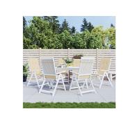 Vidaxl Coussins De Chaise De Jardin 6 Pcs Beige 120x50x3 Cm