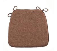 Coussins de chaise de salle à manger équipés d'attaches de fixation | Coussins de siège épais rembourrés antidérapants, placement stable, coussin de rechange pour chaises de salle à manger