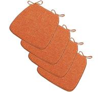 Coussins de chaise de salle à manger équipés d'attaches de fixation | Coussins de siège épais rembourrés antidérapants, placement stable, coussin de rechange pour chaises de salle à manger