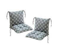 Coussins de chaise - Non spécifié - Lot de 2 - 40 x 40 cm - Gris - Déhoussable: Non