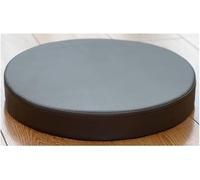 Coussins de chaise ronds en simili cuir et mousse à mémoire de forme | Coussins de siège ronds épais et antidérapants, adaptés pour les tabourets de bar en intérieur, salle à manger et extérieur