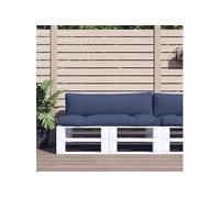 Coussins de palette lot de 2 bleu marine tissu oxford Bleu marine G