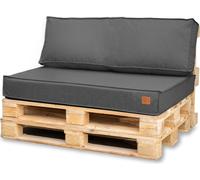 Coussins de palettes 120 x 80 Set pour meubles en palettes d'europallets EU pallet sofa Le set se compose de 2 parties en couleur : gris