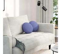 Coussins de siège 2 pièces Tissu d'intérieur pour la Maison chaise Doux vidaXL v