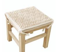 Coussins de siège de Tabouret carrés Antidérapants With straps Coussin de Chaise Coussin de Tabouret de Bar antidérapants pour Tabouret de Chaise Coussins pour Cuisine Bureau école Bistro(H6,35x35cm(1