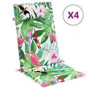 Coussins de siège pour fauteuils et chaises de jardin, avec appui-tête, imperméables, antidérapants et lavables en machine. Longueur : 120 cm. Disponibles en vert et en rose