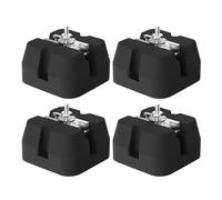 Coussins de support AC - Base de chargement, tapis de climatisation sans conduit, blocs de terre lourds, amortisseur de vibrations du condenseur | Kit d'installation 4 pièces 9000-60000 BTU pieds