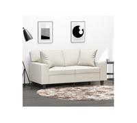 vidaXL Coussins décoratifs Crème - 40x40 cm