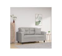 VidaXL Coussins décoratifs Gris clair