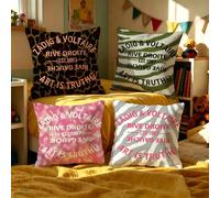 Coussins décoratifs personnalisés avec image et texte de la marque Z-ZADIG &VOLTAIRES, cadeaux pour la maison, 45x45cm z4