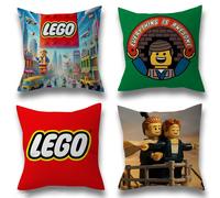 Coussins décoratifs personnalisés avec texte et image, cadeaux pour la maison, 45x45cm, Anime The L-legoes, film cool z4