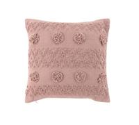 Coussins Douceur d intérieur ALENIA Rose 40x40 cm