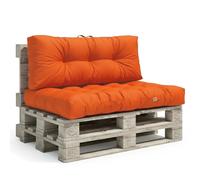 Coussins matelas pour palette 120X80X20 en polyester orange