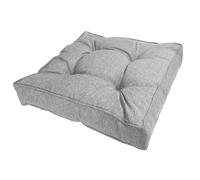 Coussins palettes - POKAR - 40x40 - 100% Polypropylène - Intérieur/Extérieur - Gris