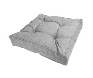 Coussins palettes - POKAR - 40x40 - 100% Polypropylène - Intérieur/Extérieur - Gris