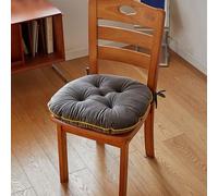 Coussins pastel pour chaises de salle à manger de forme ovale non déformables avec attaches incluses Beau design pour une utilisation en intérieur et en extérieur, parfaits pour la décoration de
