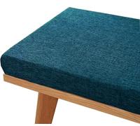 Coussins pour Banc de Pique-Nique 40 x 120 cm, pour mobilier d'intérieur et d'extérieur, antidérapants, garnissage en Mousse Haute densité, Housse zippée, pour Banc de Salle à Manger, Banque
