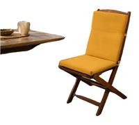 Coussins pour chaises d'extérieur, matériau respirant, soutien confortable, JAUNE