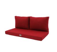 Coussins pour salon de jardin déhoussable 120x60cm - Bordeaux Chiné