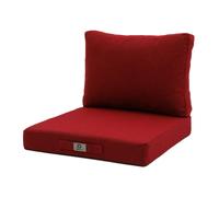 Coussins pour salon de jardin déhoussable 60x60cm - Bordeaux Chiné