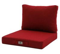 Coussins pour salon de jardin déhoussable 60x60cm - Bordeaux Chiné