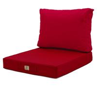 Coussins pour salon de jardin déhoussable 60x70cm Rouge