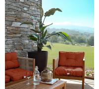Coussins salon de jardin - terracotta