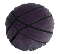 Coussins Vivaraise FARA BRODE Gris Diam 50 cm
