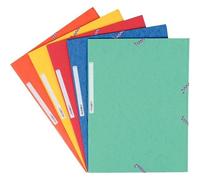 COUTAL - Lot de 10 chemises 3 rabats elastiques 24 x 32 cm assorties