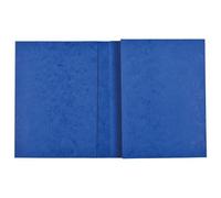 Coutal Protège Cahier "Ecolier" 18 X 22 Cm Carte Lustrée 2 Grands Rabats Bleu