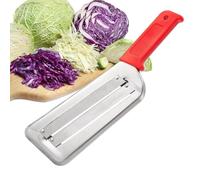 Couteau À Chou Trancheuse, Coupe-Légumes Multifonctionnel Avec Deux Lames Tranchantes, Mandoline En Acier Inoxydable Pour Salades, Et Carotte Pour La Cuisine