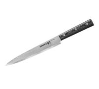 Couteau à découper Samura-Damascus 67, acier damassé 67 couches, 19,5 cm, argent/noir