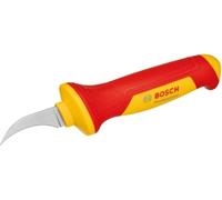 Couteau à Dénuder Bosch VDE, Lame Acier S2, Isolé 1000V, Ergonomique