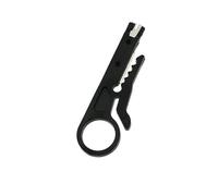 Couteau à dénuder le fil, pince à sertir, outil de sertissage, dénudage de câble, outils de coupe de fil, ligne de coupe, outils manuels multifonctionnels 1 pièce(Black)