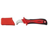 Couteau à dénuder pour câbles ronds Wiha 36053 Longueur 200 mm