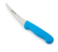 Arcos Couteau Désosseur Lame Acier Inoxydable Nitrum 140 mm. Couteau Professionnel pour Viande. Manche Ergonomique Polypropylène. Série 2900. Bleu
