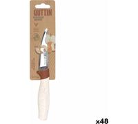 Couteau à éplucher Quttin Terra Marron Argenté Acier inoxydable 9 cm (48 pièces)